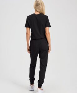 Alternative view of DEMI RE-GARDE™ - BLACK - Jogger Scrub Pants - SILVADUR™
