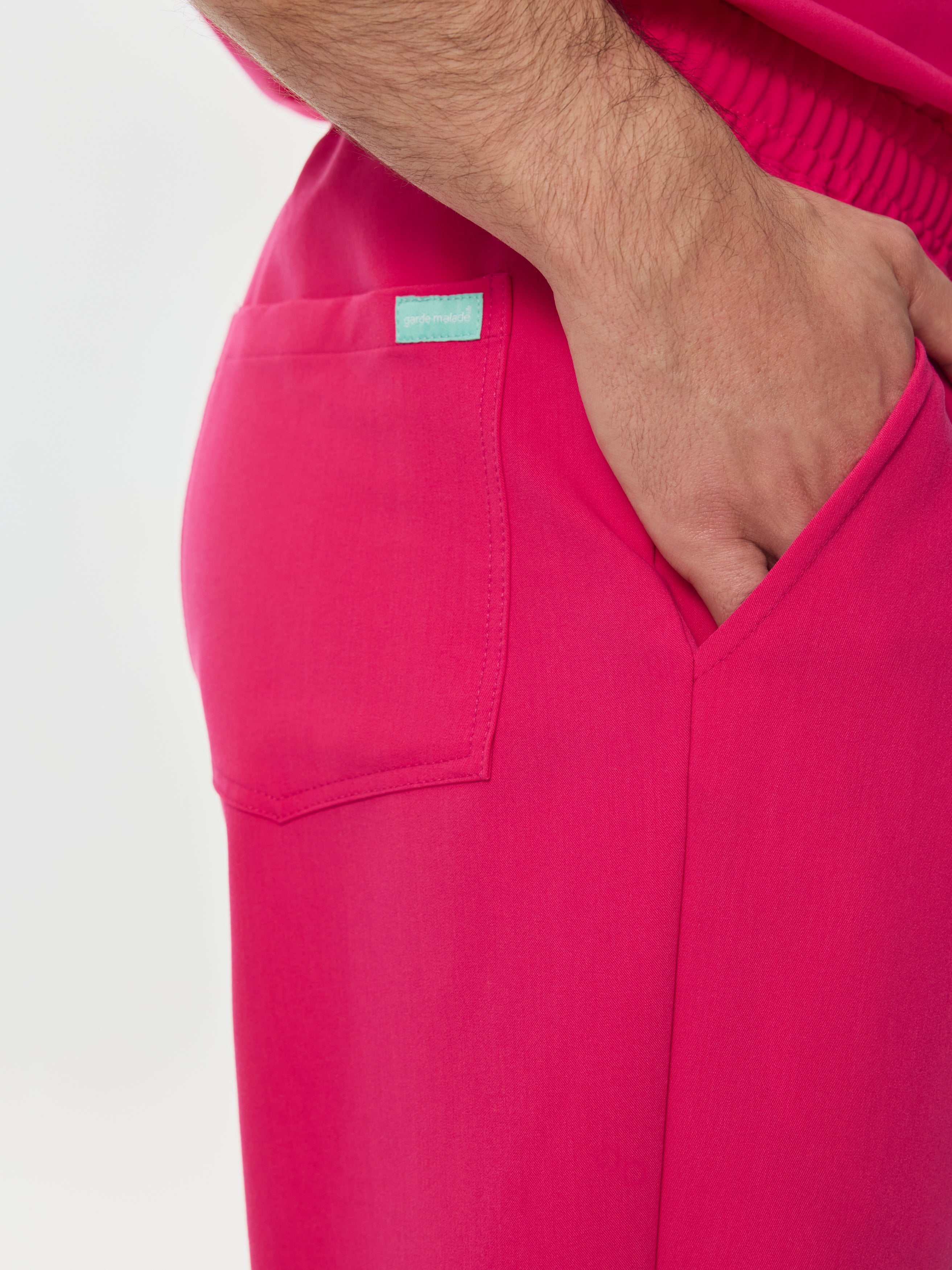 WILLIAM RE-GARDE™ - PINK CRUSH - Men's Jogger Pants - SILVADUR™ - Image 4