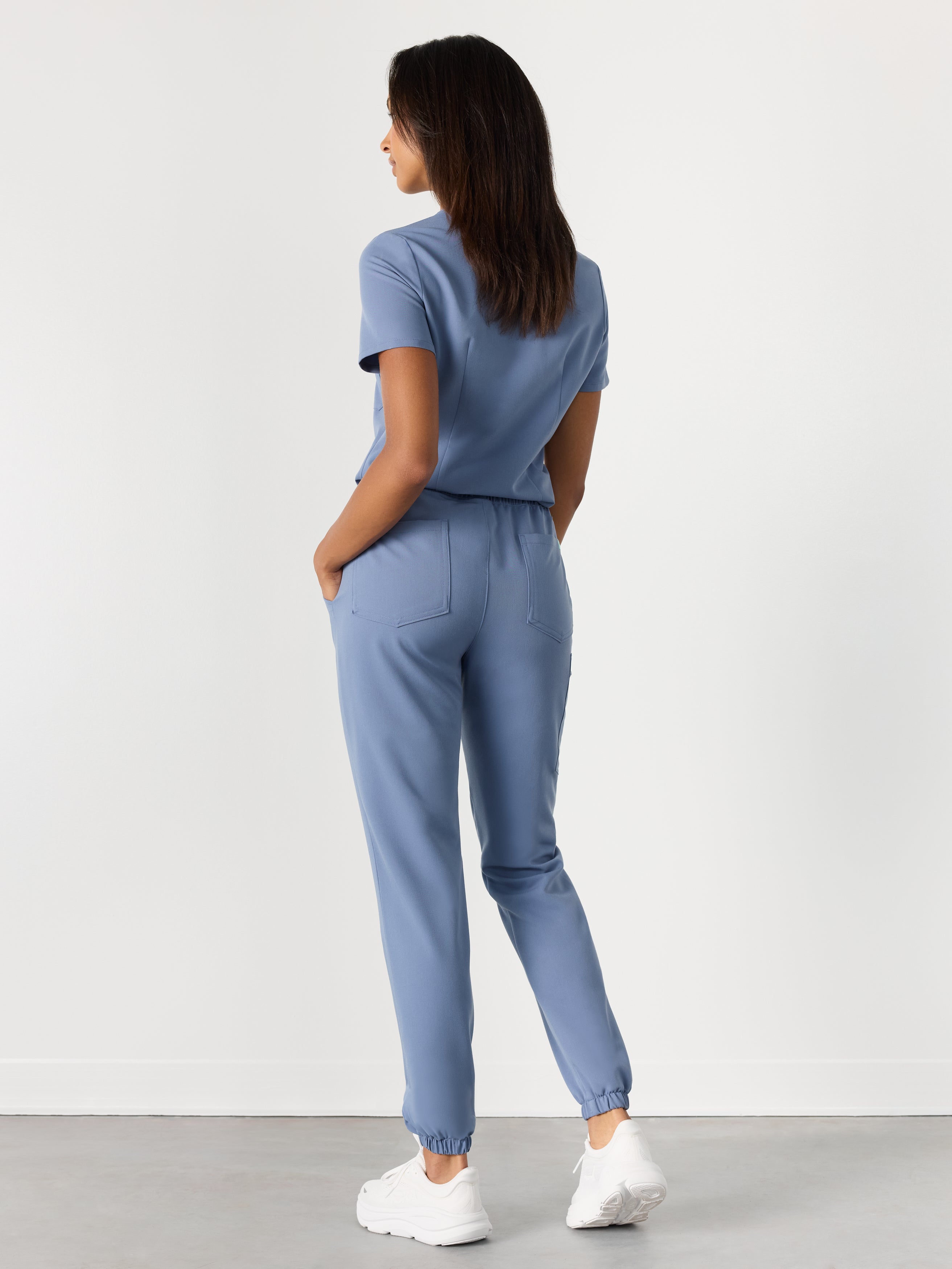 ROSIE RE-GARDE™ - BLUE HORIZON - Jogger Scrub Pants - SILVADUR™ - Final Sale - Image 4