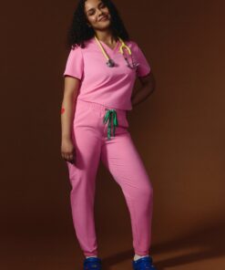 ROSIE RE-GARDE™ - G-M x PONY PINK - Jogger Scrub Pants - SILVADUR™