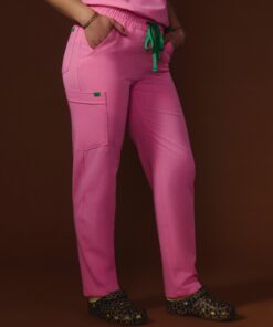 Alternative view of JULIETA RE-GARDE™ - G-M x PONY PINK - Straight Cut Scrub Pants - SILVADUR™