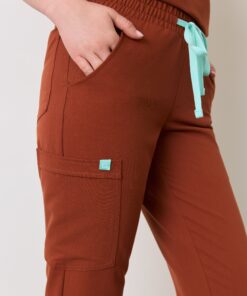 Alternative view of ROSIE RE-GARDE™ - SEQUOIA - Jogger Scrub Pants - SILVADUR™ - Final Sale