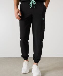 Alternative view of WILLIAM RE-GARDE™ - BLACK - Men's Jogger Pants - SILVADUR™
