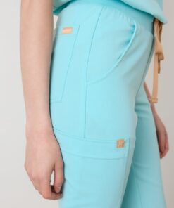 Alternative view of DEMI RE-GARDE™ - OCEAN TIDE - Jogger Scrub Pants - SILVADUR™ - Final Sale