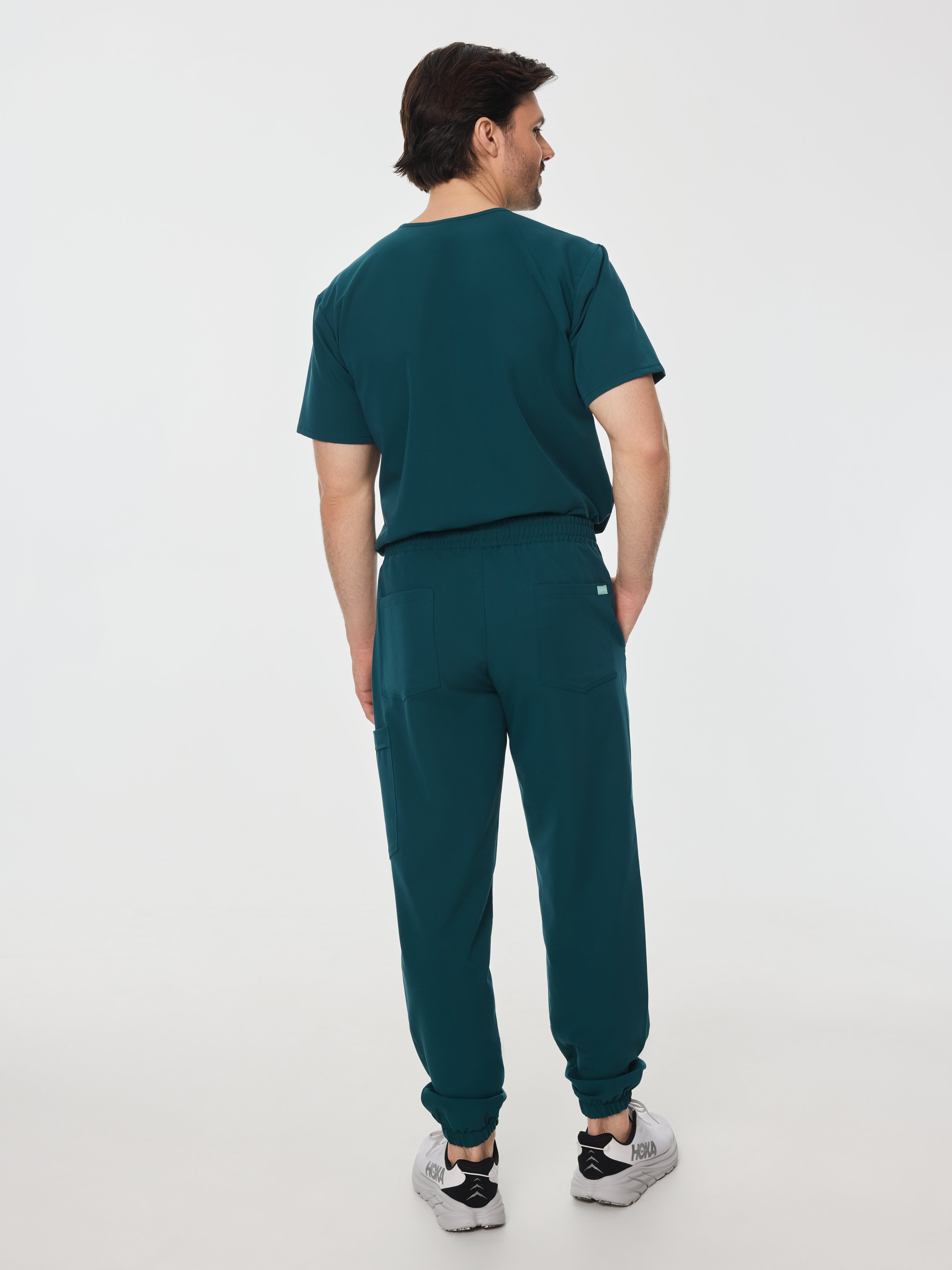 WILLIAM RE-GARDE™ - TEAL - Men's Jogger Pants - SILVADUR™ - Image 4