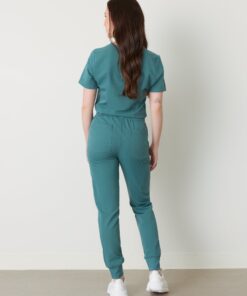 Alternative view of DEMI RE-GARDE™ - LAGOON BLUE - Jogger Scrub Pants - SILVADUR™ - Final Sale