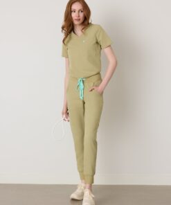 DEMI RE-GARDE™ - SAGE - Jogger Scrub Pants - SILVADUR™ - Final Sale