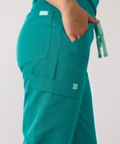 Alternative view of JULIETA RE-GARDE™ - ARCTIC MINT - Straight Cut Scrub Pants - SILVADUR™