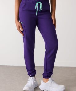 Alternative view of ROSIE RE-GARDE™ - MIDNIGHT VELVET - Jogger Scrub Pants - SILVADUR™ - Final Sale