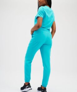 Alternative view of ROSIE RE-GARDE™ - TURQUOISE - Jogger Scrub Pants - Final Sale