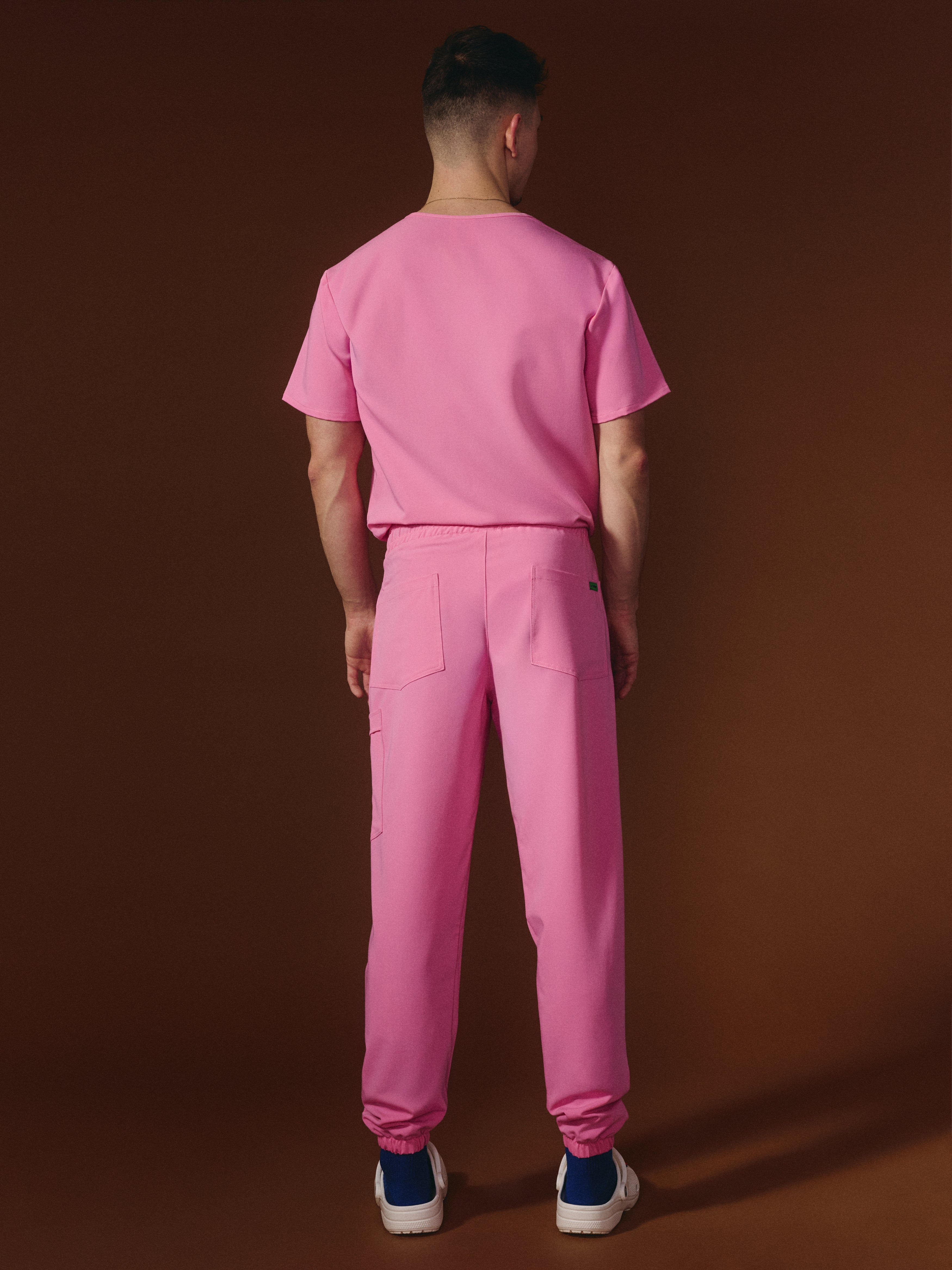 WILLIAM RE-GARDE™ - G-M x PONY PINK - Men's Jogger Pants - SILVADUR™ - Image 4