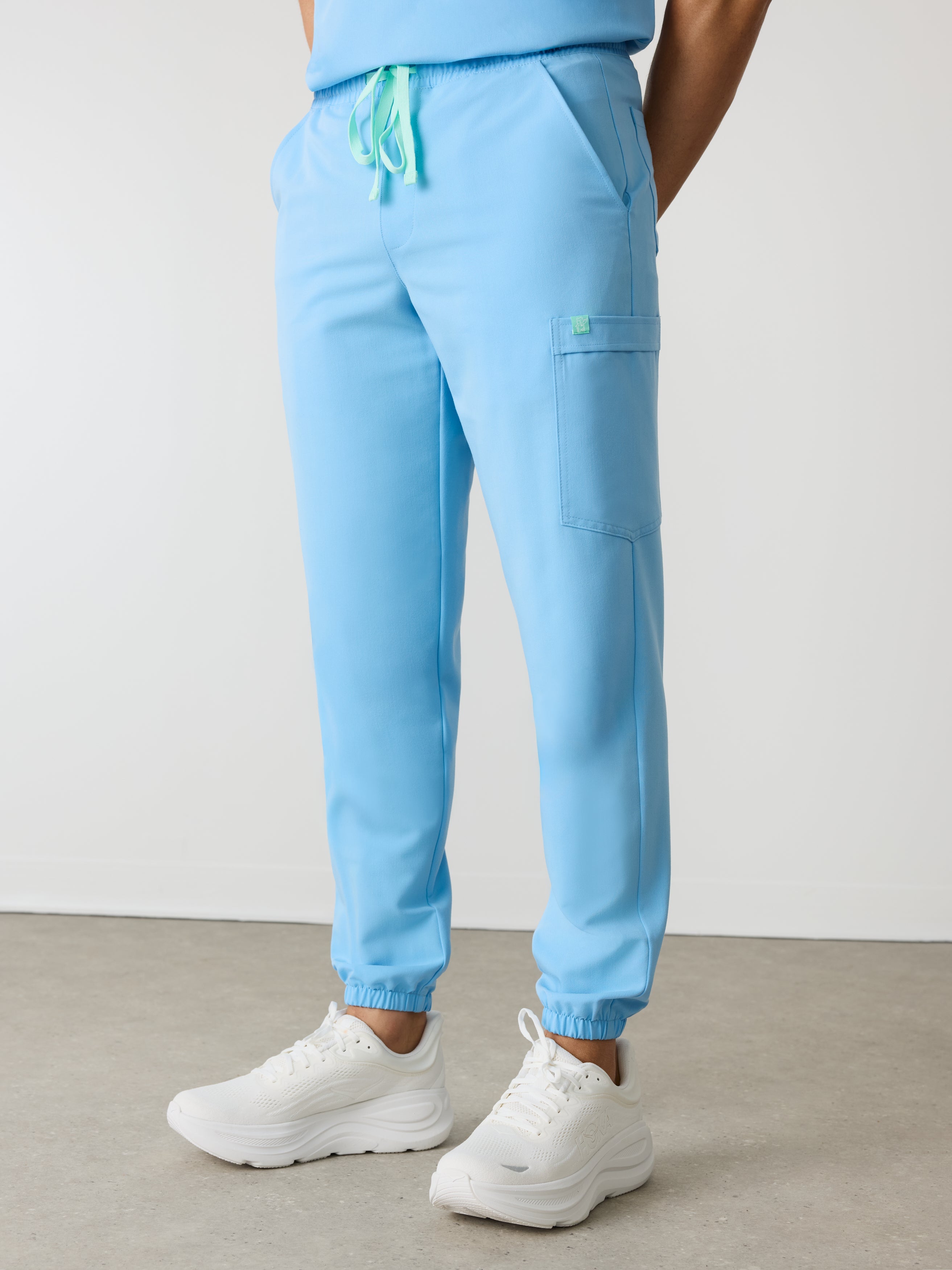 WILLIAM RE-GARDE™ - CLASSIC BLUE - Men's Jogger Pants - SILVADUR™ - Image 4