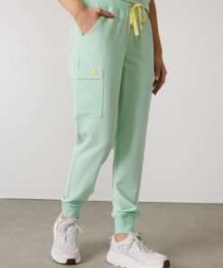Alternative view of DEMI RE-GARDE™ - MISTY MINT - Jogger Scrub Pants - SILVADUR™