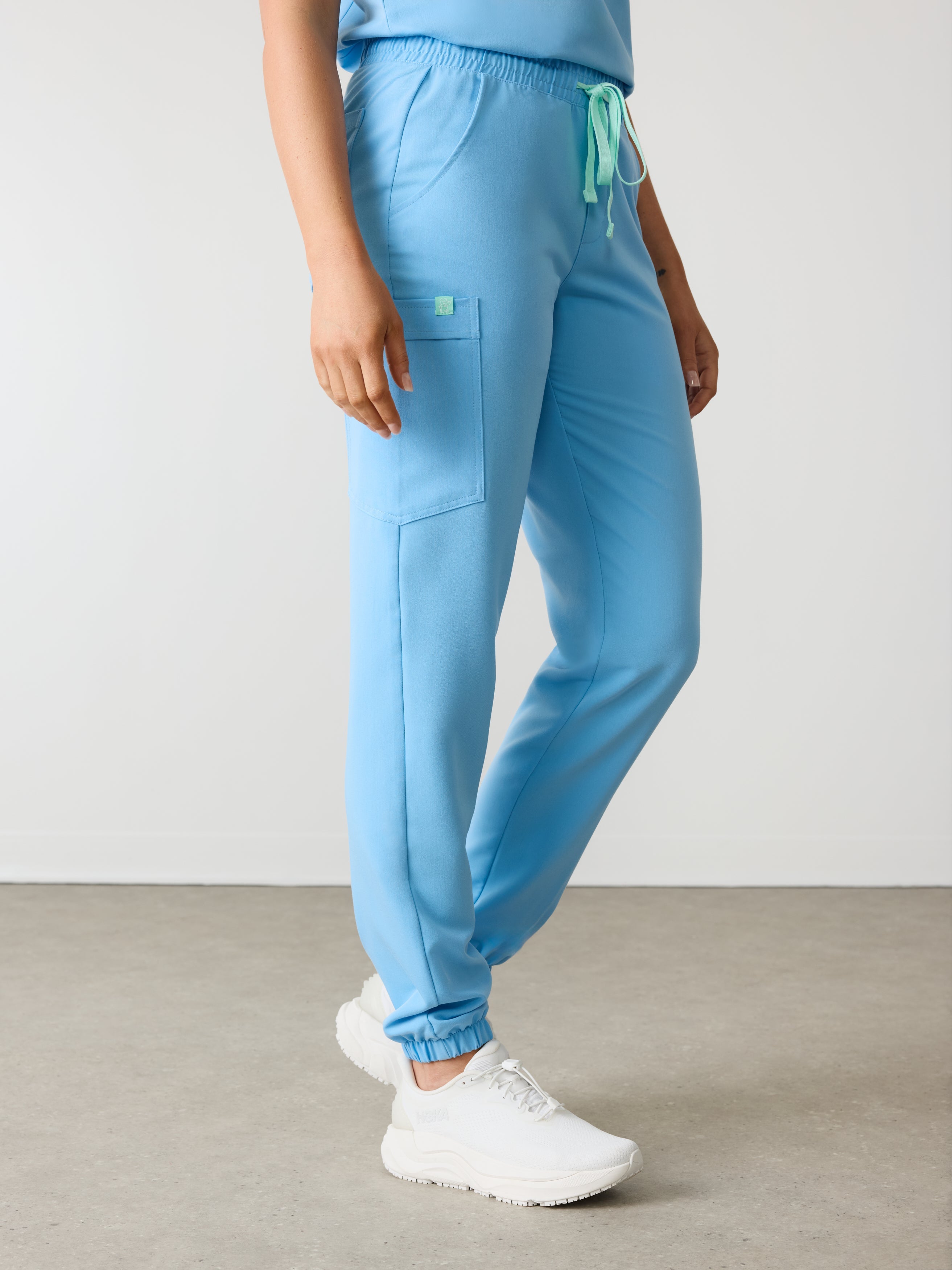 ROSIE RE-GARDE™ - CLASSIC BLUE - Jogger Scrub Pants - SILVADUR™ - Image 2