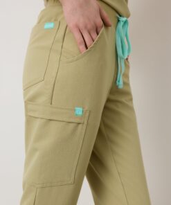 Alternative view of DEMI RE-GARDE™ - SAGE - Jogger Scrub Pants - SILVADUR™ - Final Sale