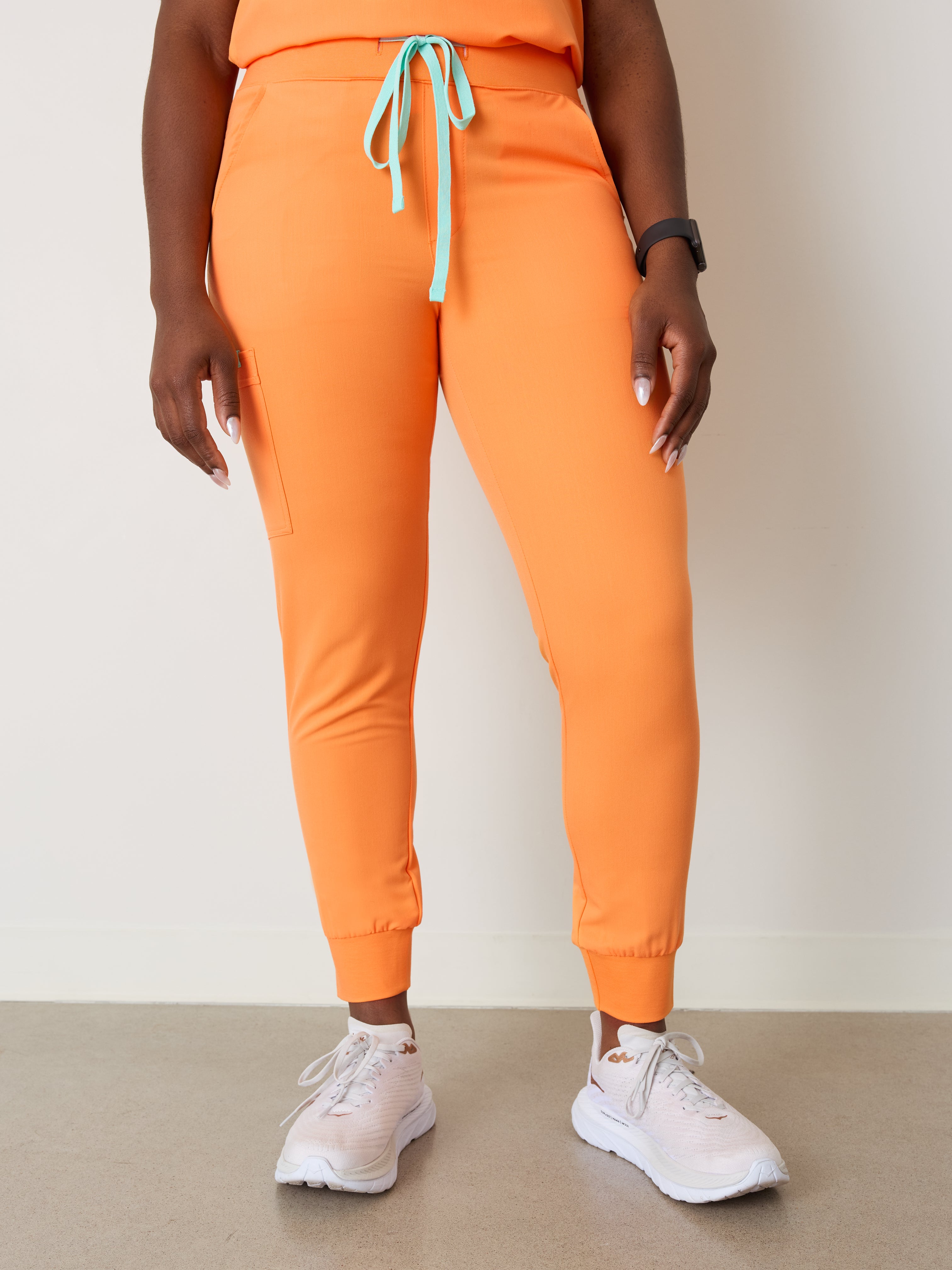DEMI RE-GARDE™ - NECTARINE - Jogger Scrub Pants - SILVADUR™ - Final Sale - Image 3