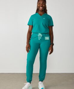 ROSIE RE-GARDE™ - ARCTIC MINT - Jogger Scrub Pants - SILVADUR™