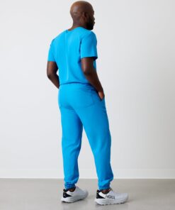 Alternative view of WILLIAM RE-GARDE™ - AZURE BLUE - Men's Jogger Pants - Final Sale