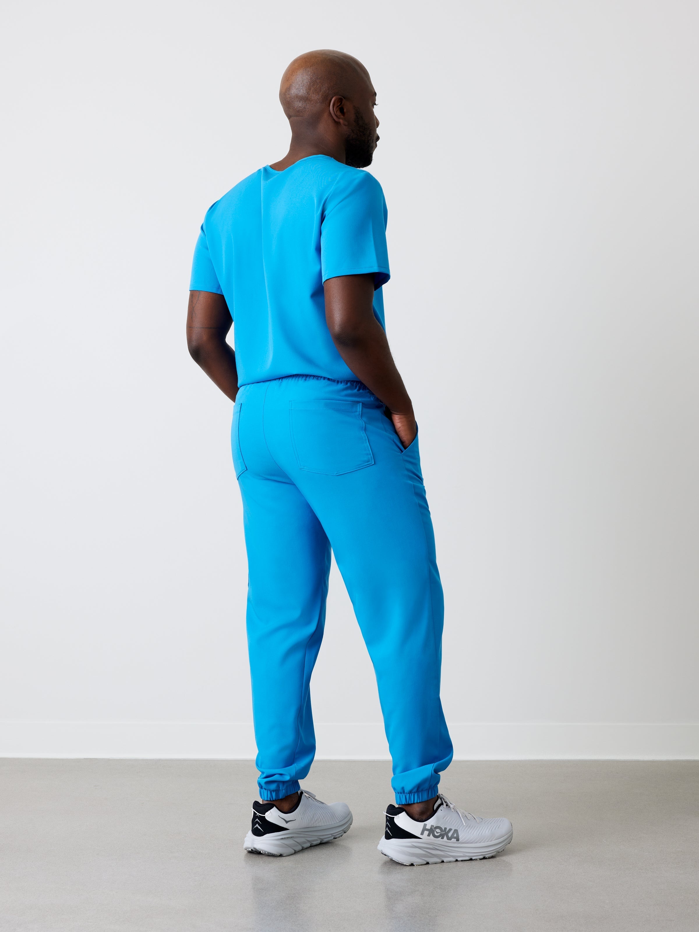 WILLIAM RE-GARDE™ - AZURE BLUE - Men's Jogger Pants - Final Sale - Image 2