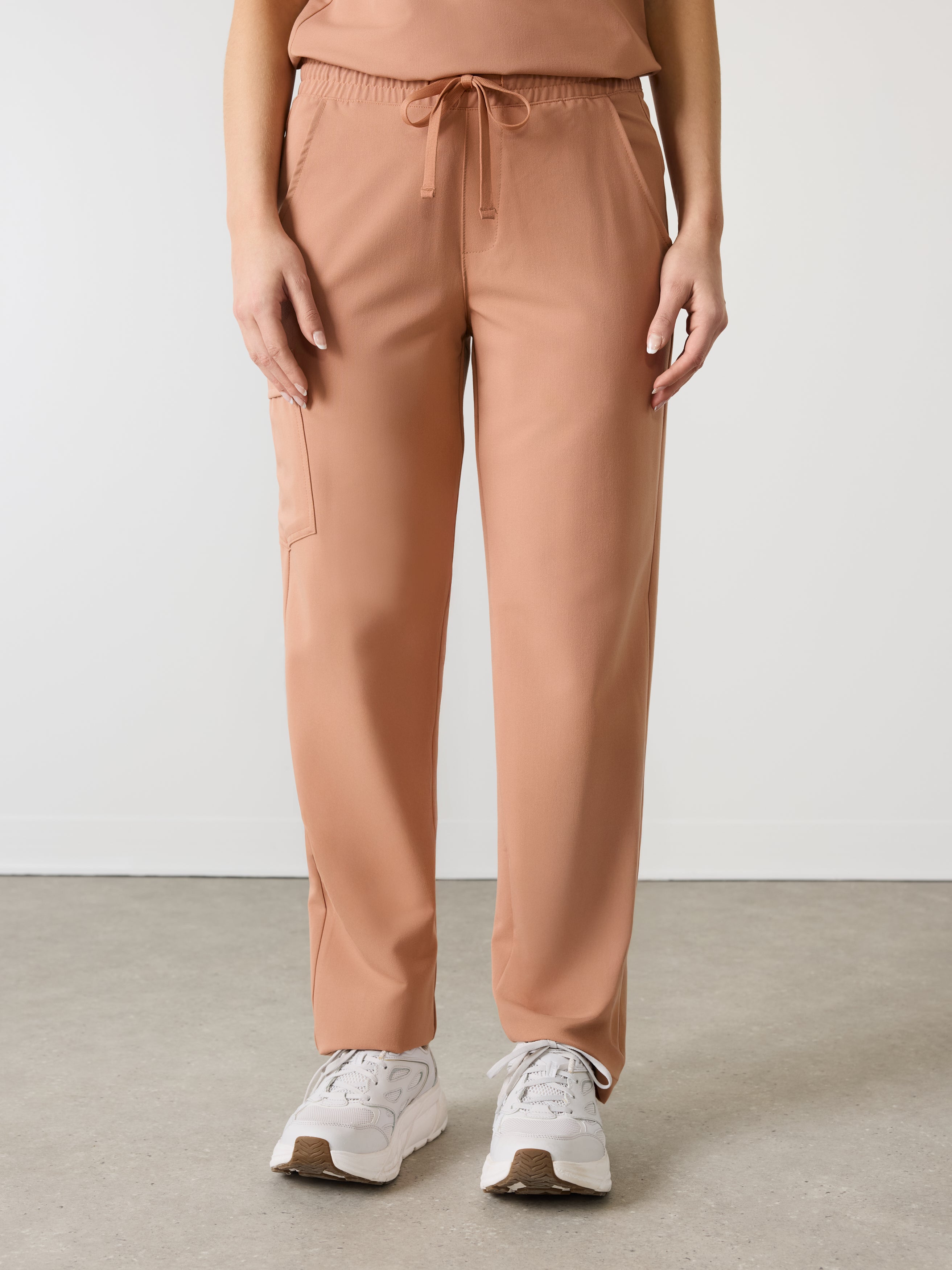 JULIETA RE-GARDE™ - MOCHA - Straight Cut Scrub Pants - SILVADUR™ - Image 2