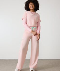 MILA RE-GARDE™ - ROSE QUARTZ - Wide Leg Scrub Pants - SILVADUR™
