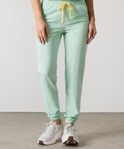 Alternative view of ROSIE RE-GARDE™ - MISTY MINT - Jogger Scrub Pants - SILVADUR™