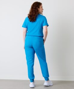 Alternative view of DEMI RE-GARDE™ - AZURE BLUE - Jogger Scrub Pants - Final Sale