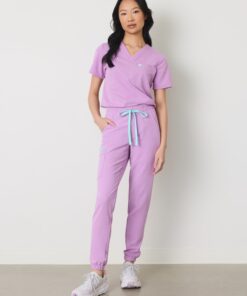 ROSIE RE-GARDE™ - LILAC - Jogger Scrub Pants - SILVADUR™ - Final Sale