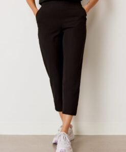 Alternative view of EVA RE-GARDE™ - BLACK - 7/8 Scrub Pants - SILVADUR™