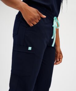 Alternative view of ROSIE RE-GARDE™ - NAVY - Jogger Scrub Pants - SILVADUR™ - Final Sale