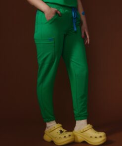 Alternative view of ROSIE RE-GARDE™ - G-M x PONY GREEN - Jogger Scrub Pants - SILVADUR™