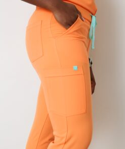 Alternative view of DEMI RE-GARDE™ - NECTARINE - Jogger Scrub Pants - SILVADUR™ - Final Sale