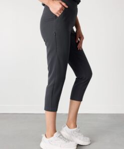 Alternative view of EVA RE-GARDE™ - CHARCOAL - 7/8 Scrub Pants - SILVADUR™
