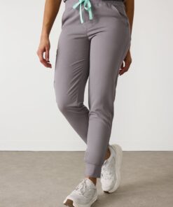 Alternative view of DEMI RE-GARDE™ - ECLIPSE GREY - Jogger Scrub Pants - SILVADUR™