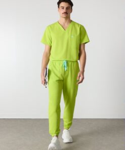 WILLIAM RE-GARDE™ - LIME - Men's Jogger Pants - SILVADUR™