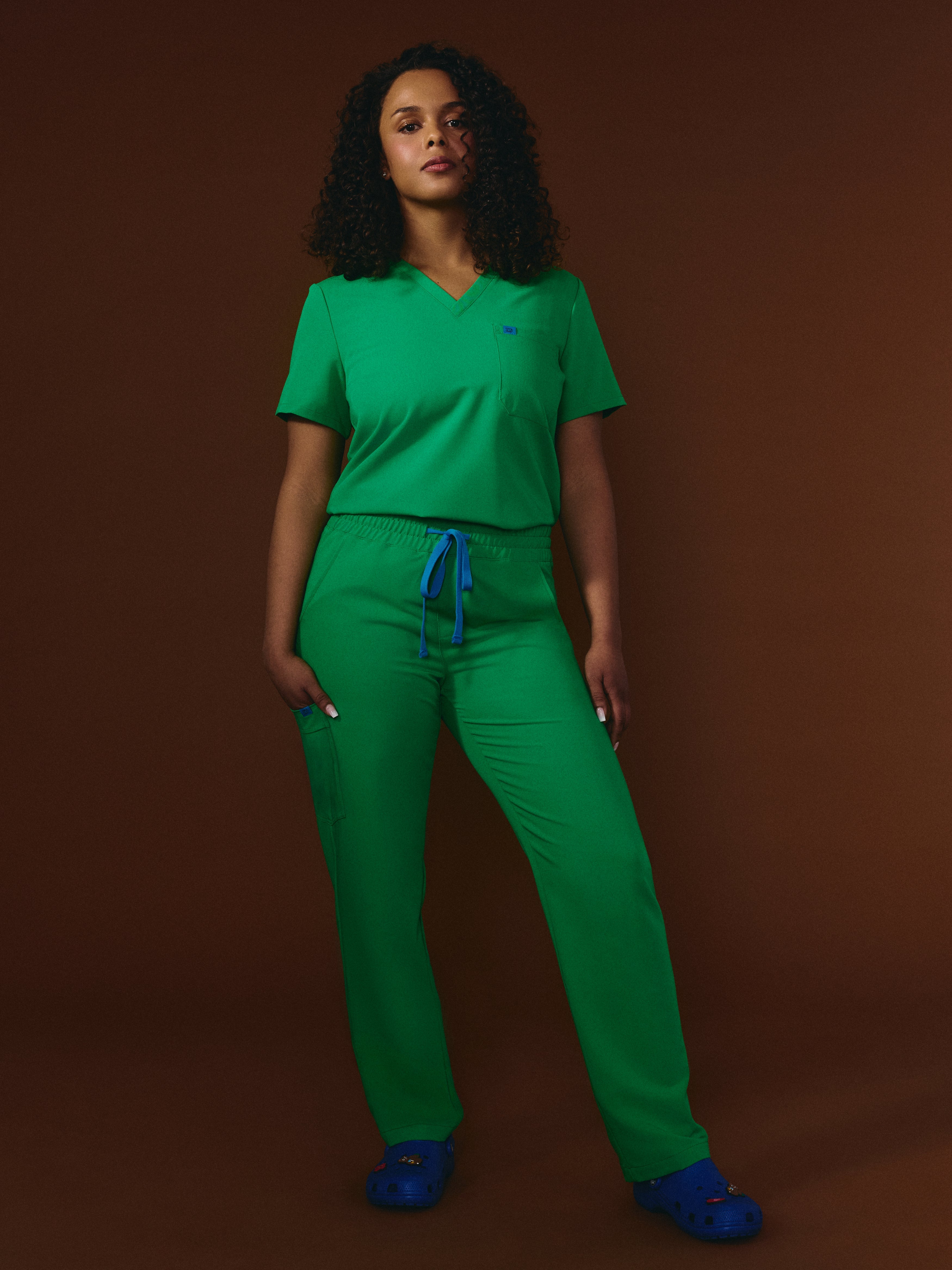 JULIETA RE-GARDE™ - G-M x PONY GREEN - Straight Cut Scrub Pants - SILVADUR™