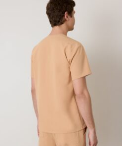 Alternative view of ZACK RE-GARDE™ - SPICED EARTH - Three Pockets Men's Scrub Top - SILVADUR™ - Final Sale