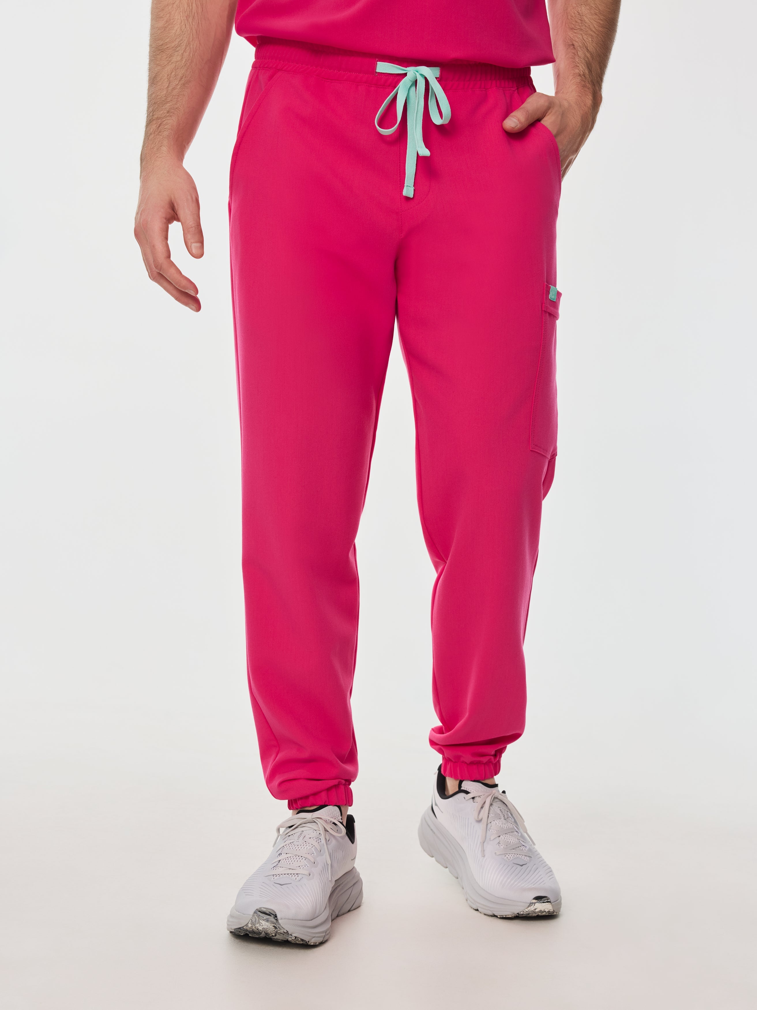 WILLIAM RE-GARDE™ - PINK CRUSH - Men's Jogger Pants - SILVADUR™ - Image 5