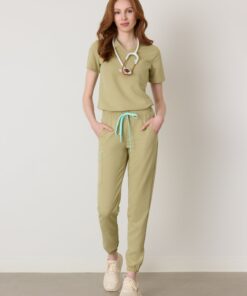 ROSIE RE-GARDE™ - SAGE - Jogger Scrub Pants - SILVADUR™ - Final Sale
