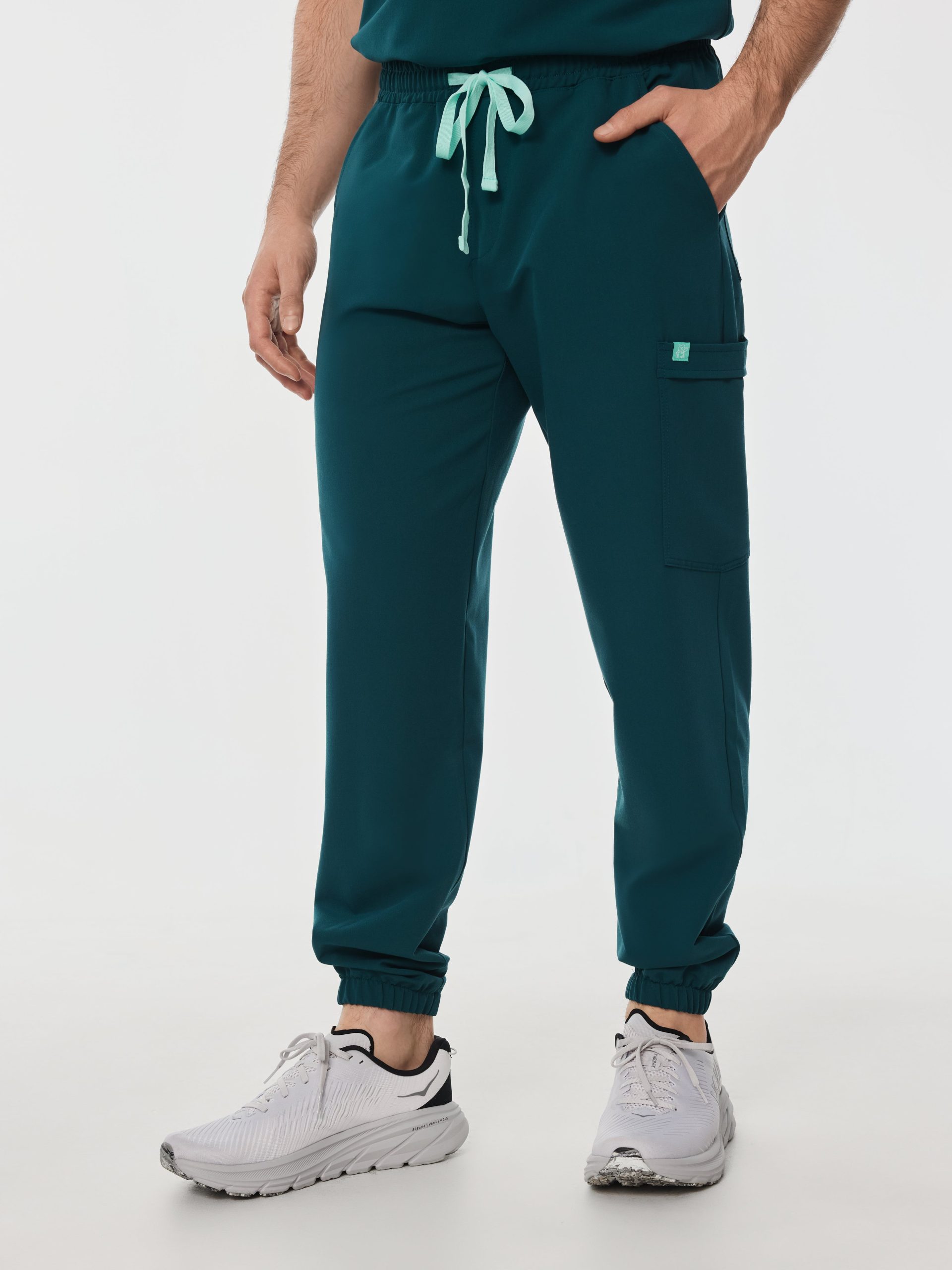 WILLIAM RE-GARDE™ - TEAL - Men's Jogger Pants - SILVADUR™ - Image 2