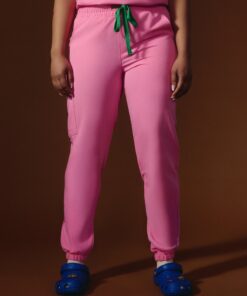 Alternative view of ROSIE RE-GARDE™ - G-M x PONY PINK - Jogger Scrub Pants - SILVADUR™