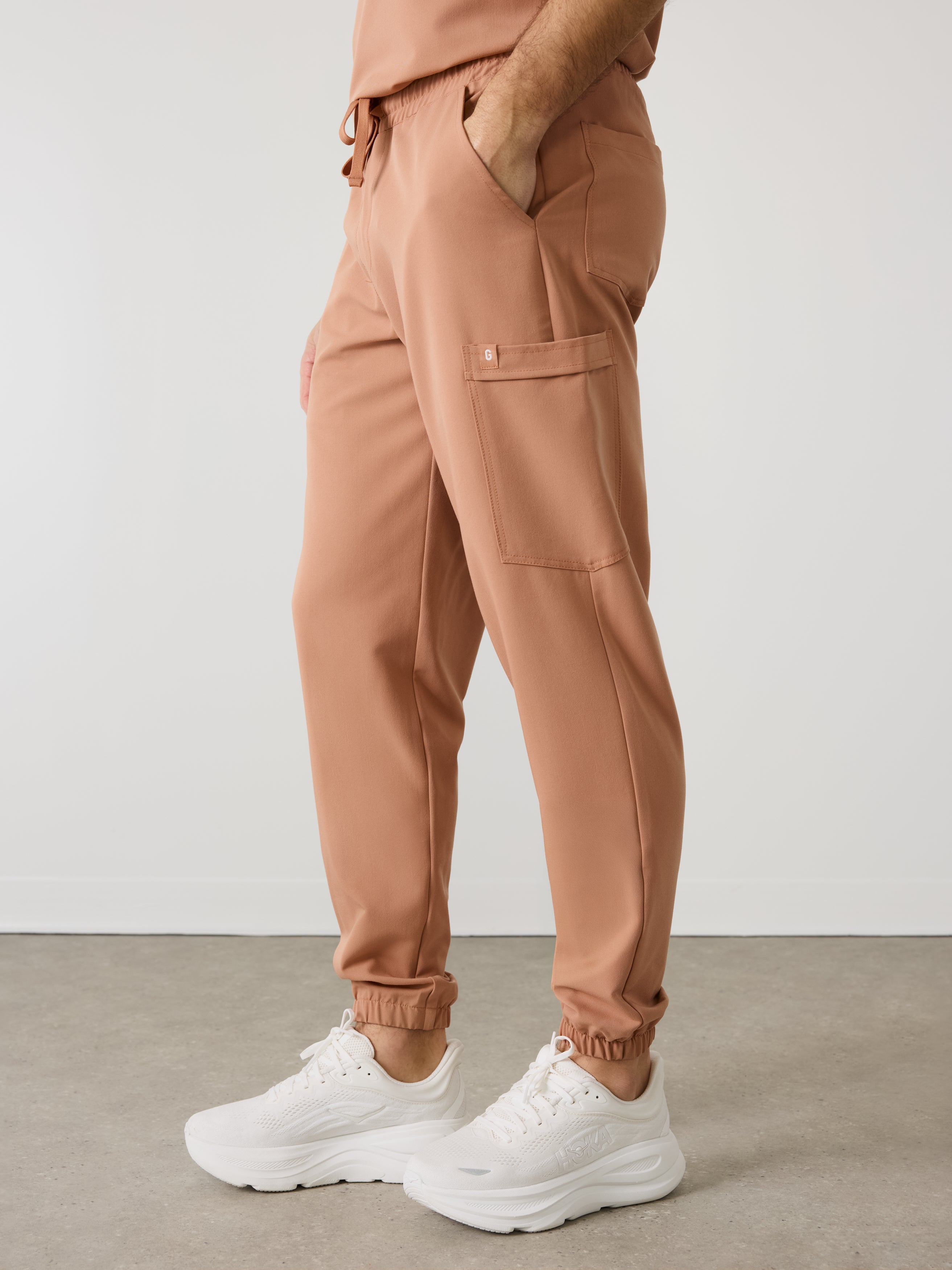 WILLIAM RE-GARDE™ - MOCHA - Men's Jogger Pants - SILVADUR™ - Image 2