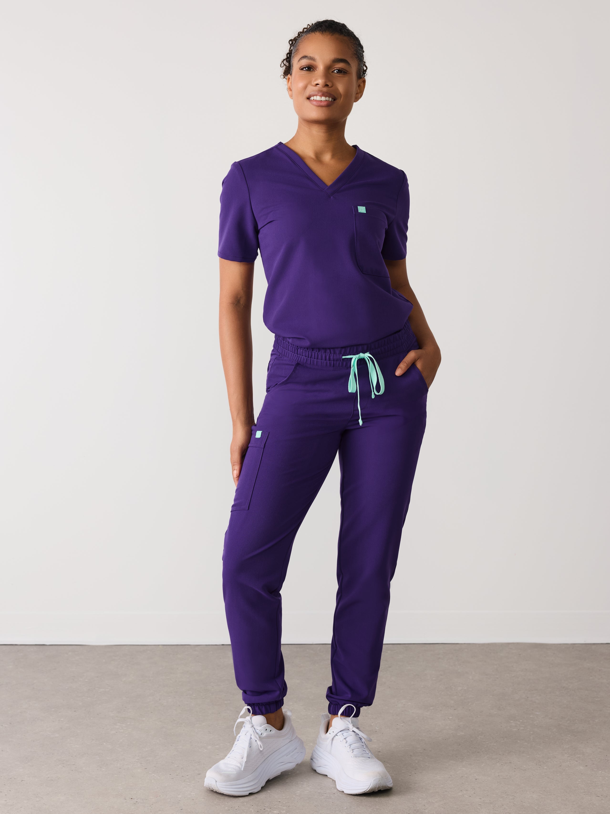 ROSIE RE-GARDE™ - MIDNIGHT VELVET - Jogger Scrub Pants - SILVADUR™ - Final Sale