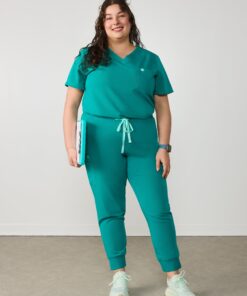 DEMI RE-GARDE™ - ARCTIC MINT - Jogger Scrub Pants - SILVADUR™