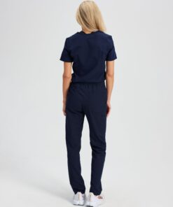 Alternative view of JULIETA RE-GARDE™ - NAVY - Straight Cut Scrub Pants - SILVADUR™ - Final Sale