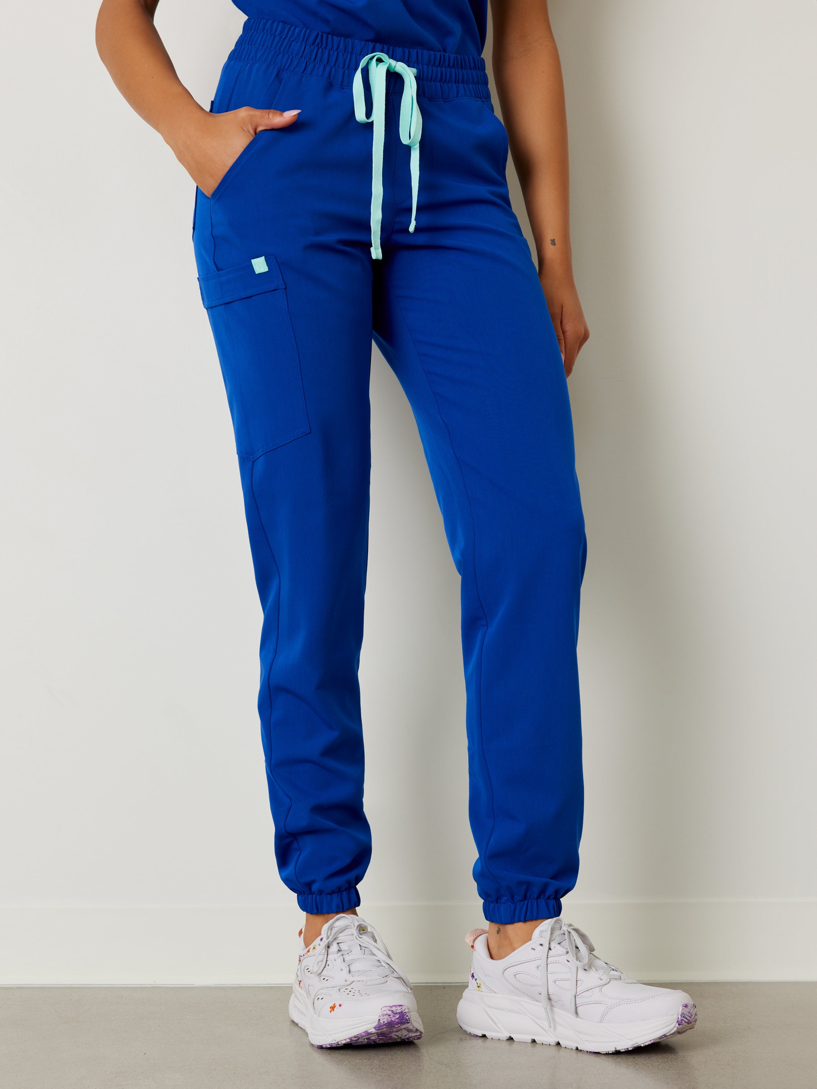ROSIE RE-GARDE™ - ROYAL BLUE - Jogger Scrub Pants - SILVADUR™ - Image 4