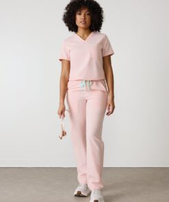 JULIETA RE-GARDE™ - ROSE QUARTZ - Straight Cut Scrub Pants - SILVADUR™