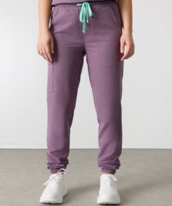 Alternative view of ROSIE RE-GARDE™ - DUSTY PURPLE - Jogger Scrub Pants - SILVADUR™