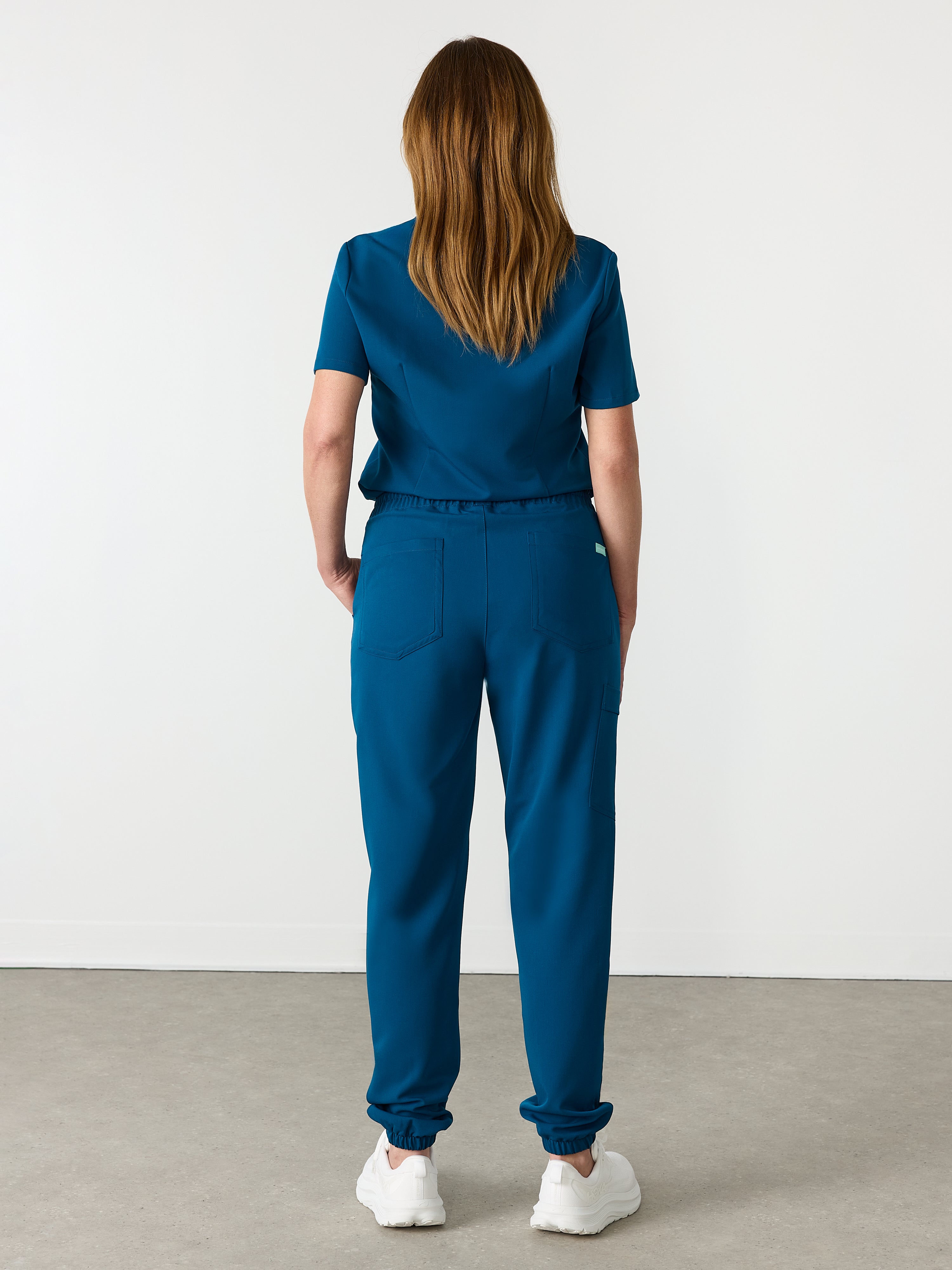 ROSIE RE-GARDE™ - OPAL BLUE - Jogger Scrub Pants - SILVADUR™ - Image 4