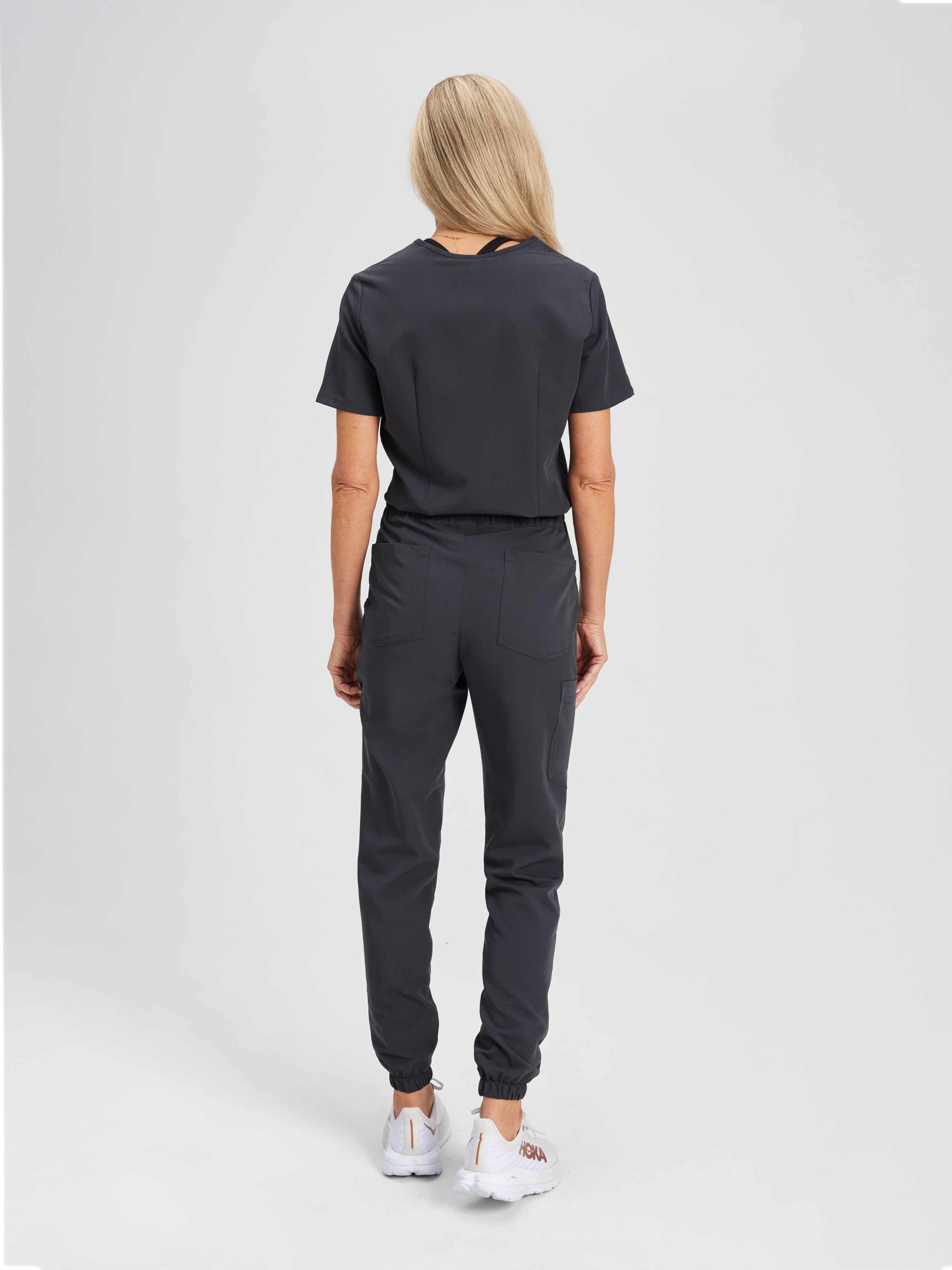 ROSIE RE-GARDE™ - CHARCOAL - Jogger Scrub Pants - SILVADUR™ - Image 2